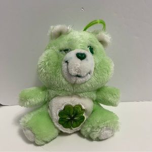 CARE BEARS Vintage 6” Good Luck bear plush doll stuffed animal toy